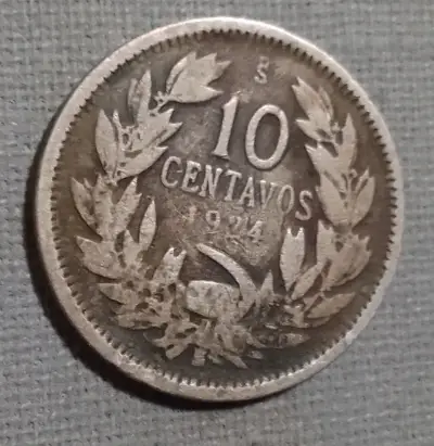 Moneda Chile de 10 centavos de 1924 Chile - miniatura 1