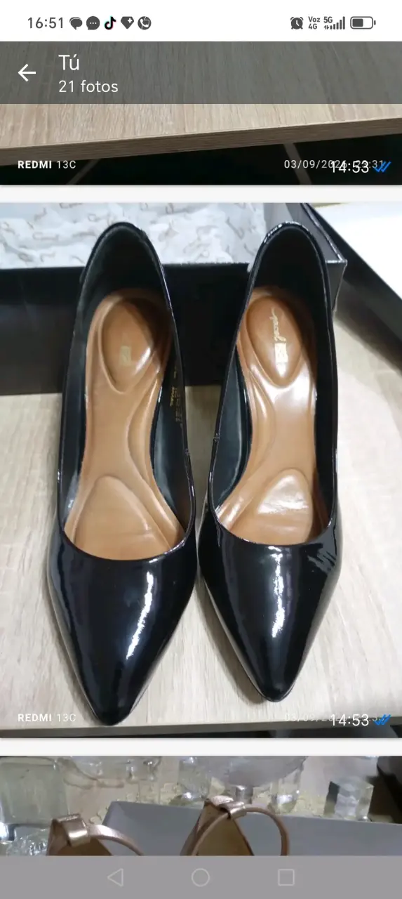 Zapatos de tacón alto con plataforma y diseño animal print - 4