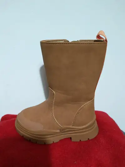 Botas de niño color café con cierre lateral - miniatura 1