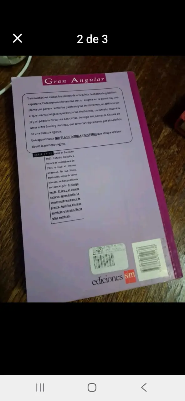 Libro 'Los escarabajos vuelan al atardecer' de María Gripe - 2