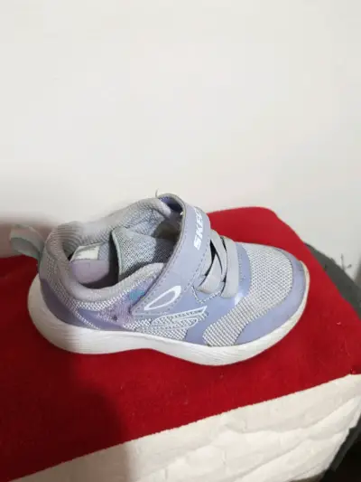 Zapatillas deportivas para niños Skechers grises - miniatura 1