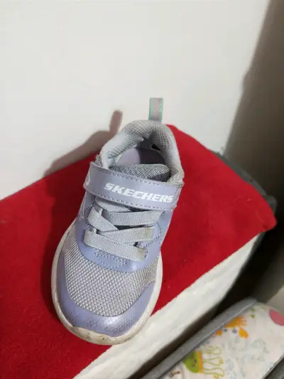 Zapatillas deportivas para niños Skechers grises - miniatura 2
