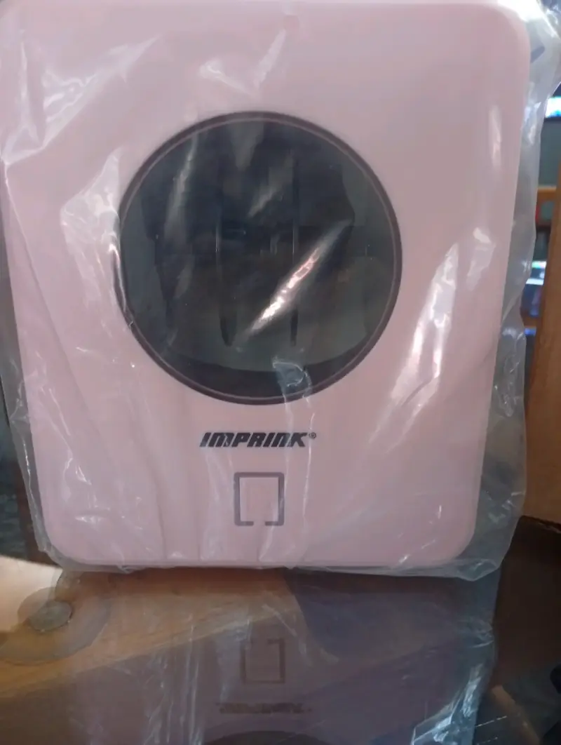 Impresora de etiquetas Imprink rosa con accesorios - 5