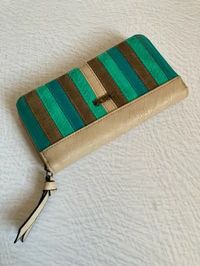 Billetera de cuero Secret  con cierre - miniatura 1