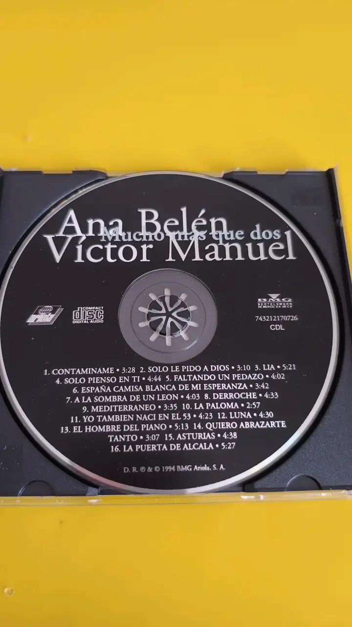 CD Ana Belén y Víctor Manuel - Mucho Más Que Dos - 3