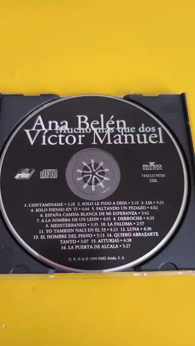CD Ana Belén y Víctor Manuel - Mucho Más Que Dos - miniatura 3