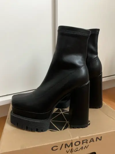 BOTINES C/MORAN MUJER 1720 EFECTO CUERO - miniatura 1