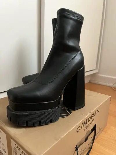 BOTINES C/MORAN MUJER 1720 EFECTO CUERO - miniatura 2