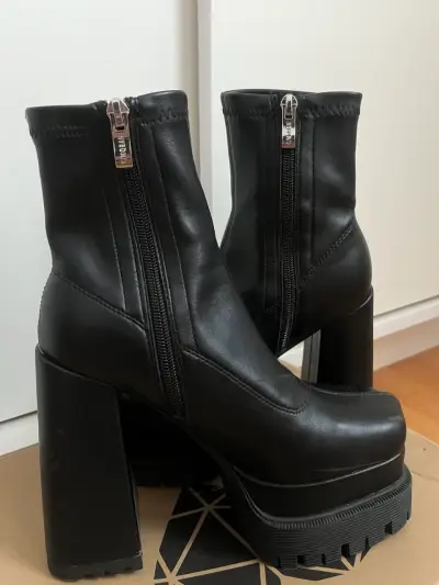 BOTINES C/MORAN MUJER 1720 EFECTO CUERO - miniatura 3