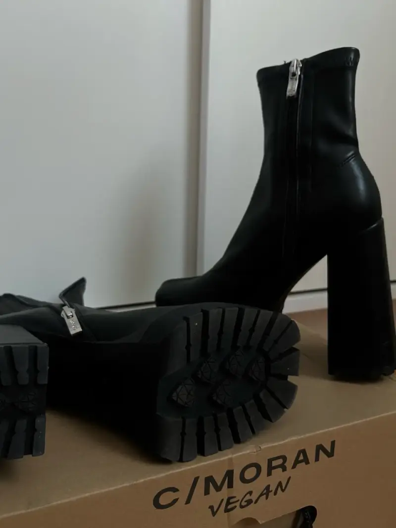 BOTINES C/MORAN MUJER 1720 EFECTO CUERO - 4