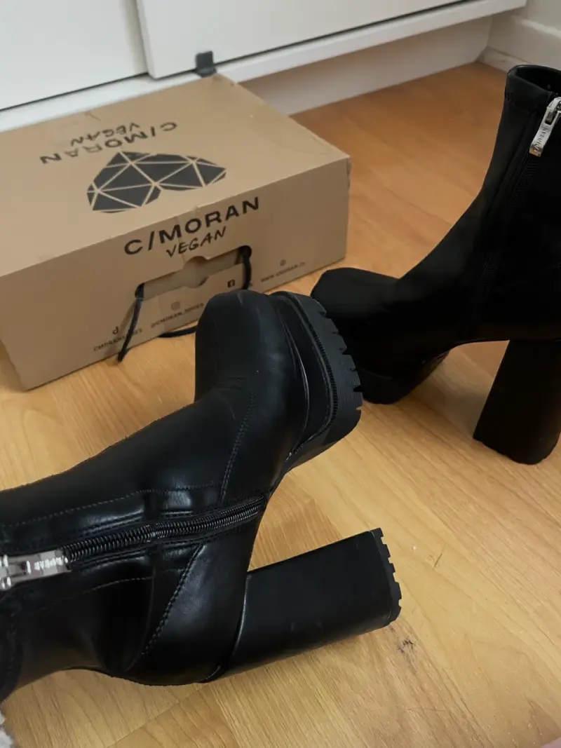 BOTINES C/MORAN MUJER 1720 EFECTO CUERO - 5