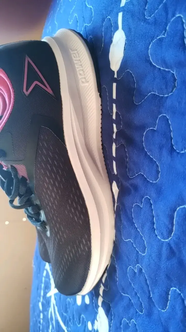 Zapatillas deportivas Power negras y rosadas - 2