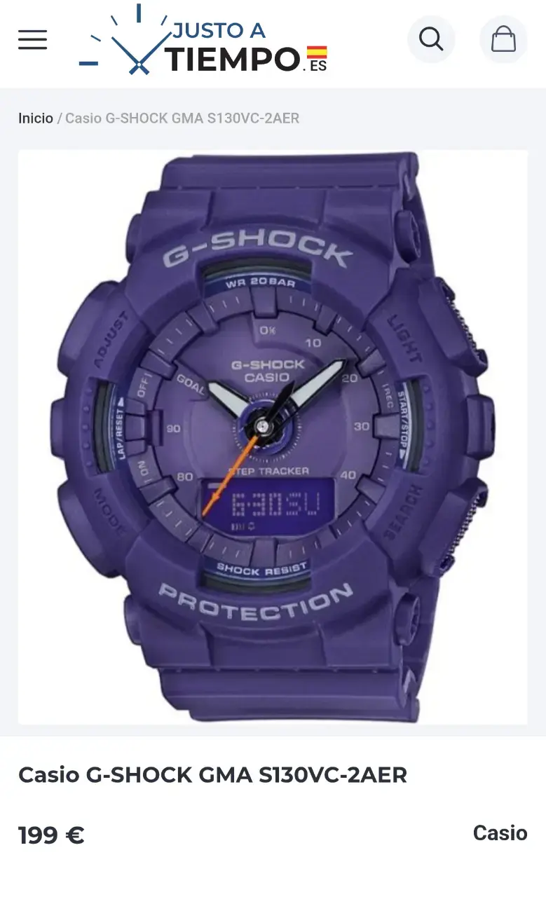 Reloj Casio G-Shock GMA-S130VC-2AER Azul - 2