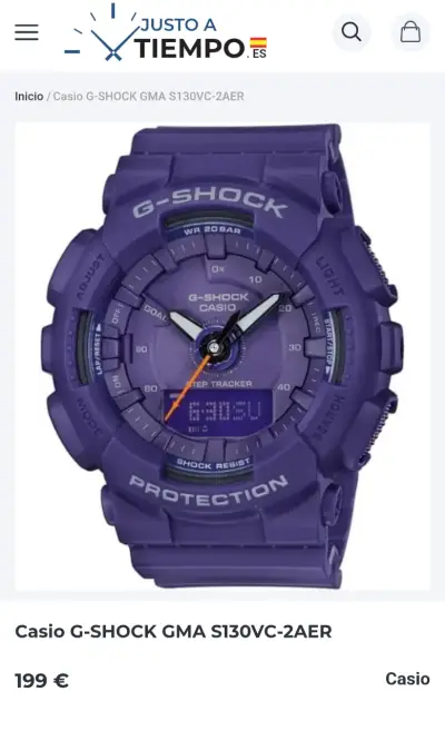 Reloj Casio G-Shock GMA-S130VC-2AER Azul - miniatura 2