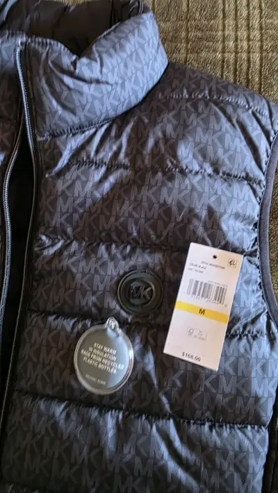 Chaleco acolchado Michael Kors gris - miniatura 1