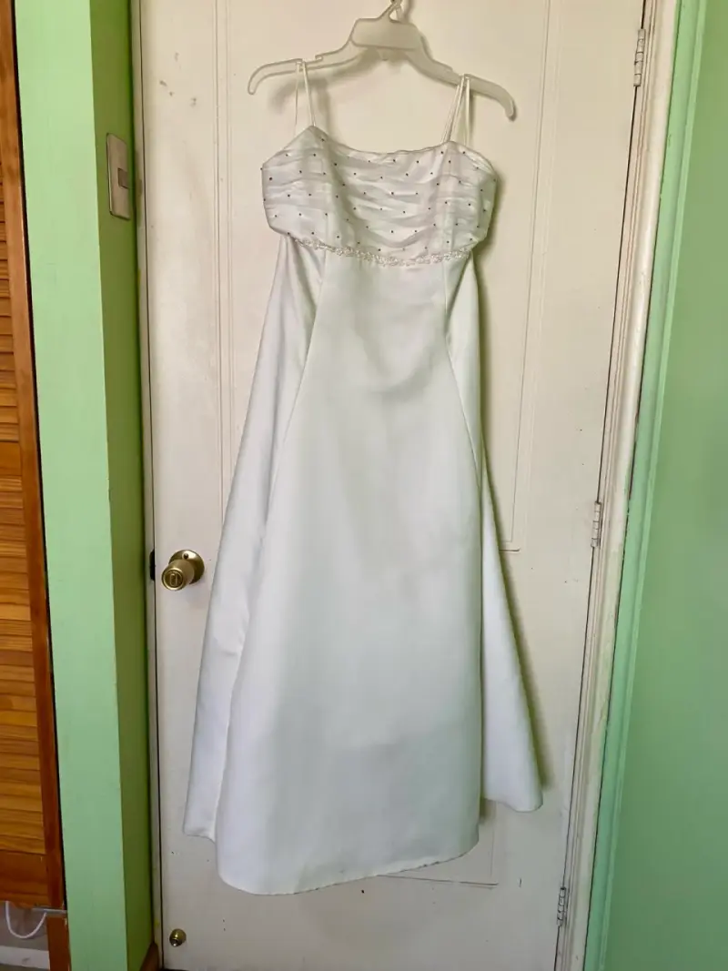 Vestido de fiesta blanco niña - 2