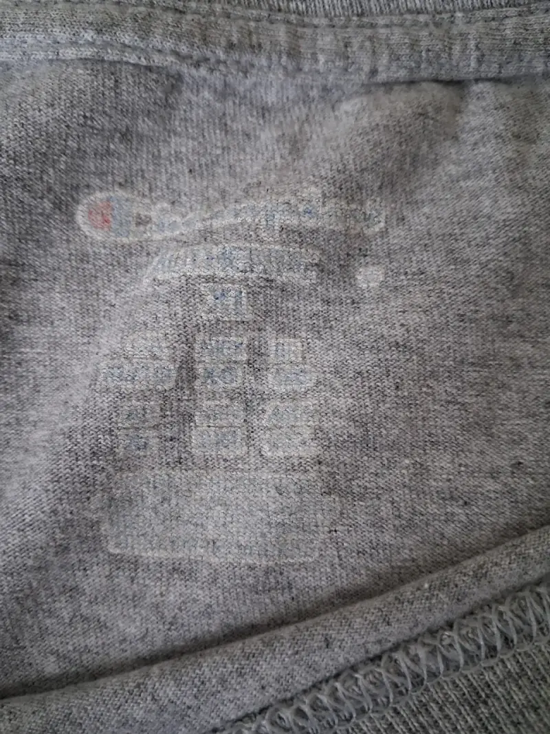 Polera manga larga gris Champion para hombre - 4