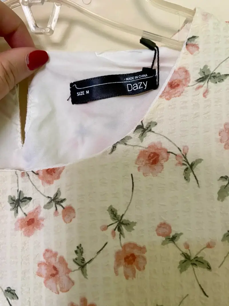Vestido floral Dazy con mangas abullonadas - 2