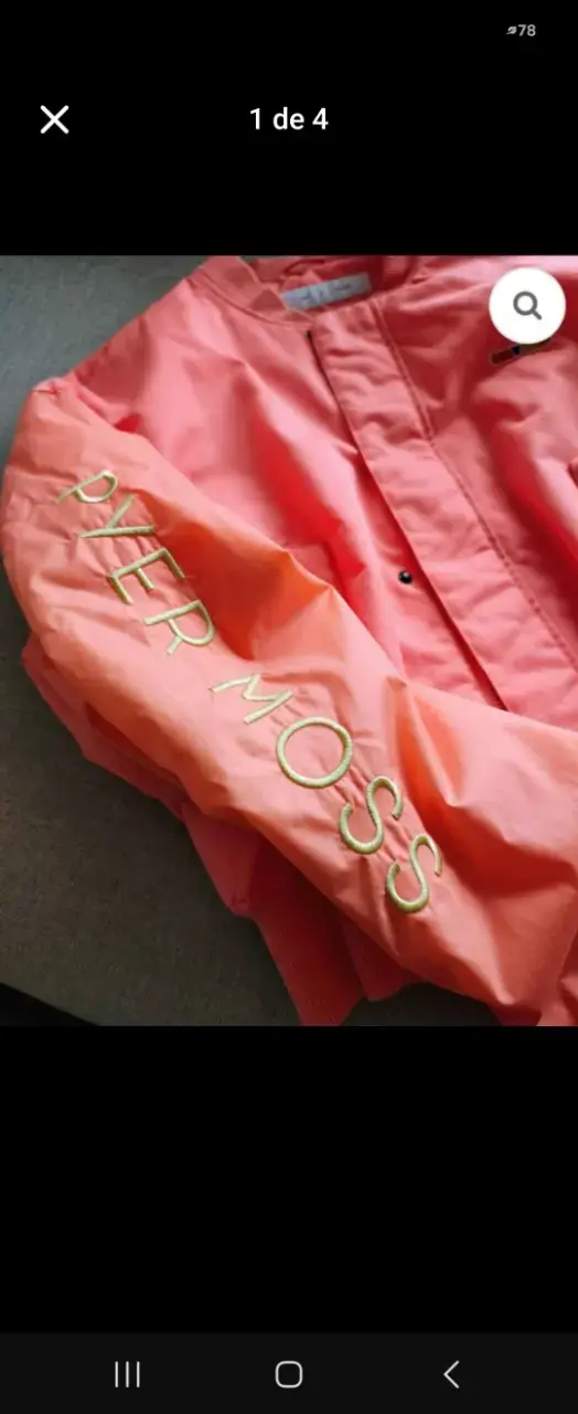 Chaqueta bomber coral Pyer Moss - 2