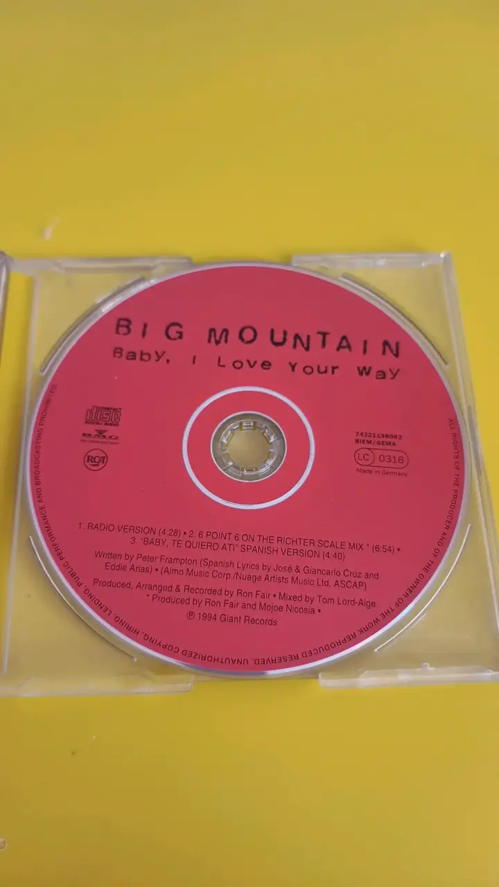 CD Big Mountain Baby, I Love Your Way - 2