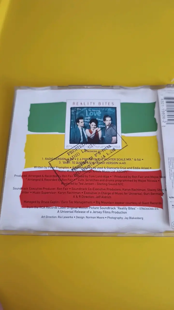 CD Big Mountain Baby, I Love Your Way - 3