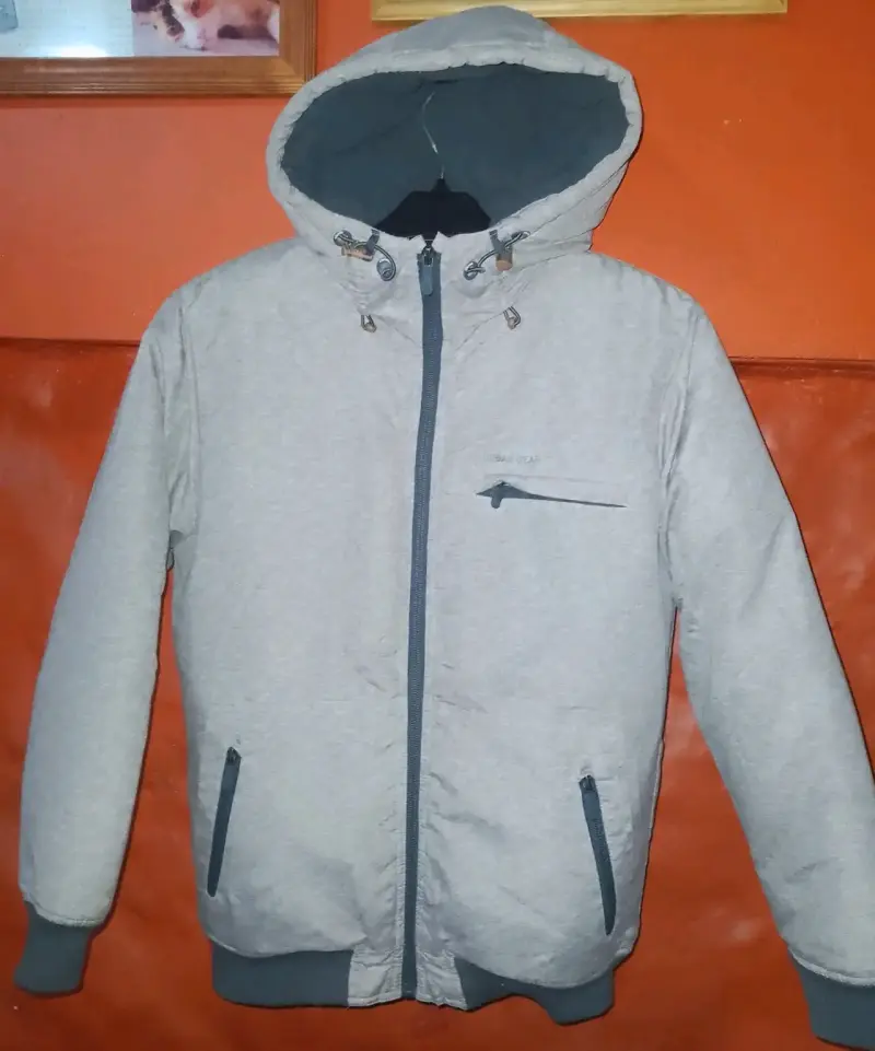 Chaqueta con capucha Eleven gris para hombre - 1