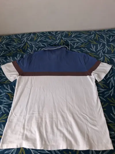 Polera Polo Nautica Azul y Blanca Talla XXL - miniatura 3