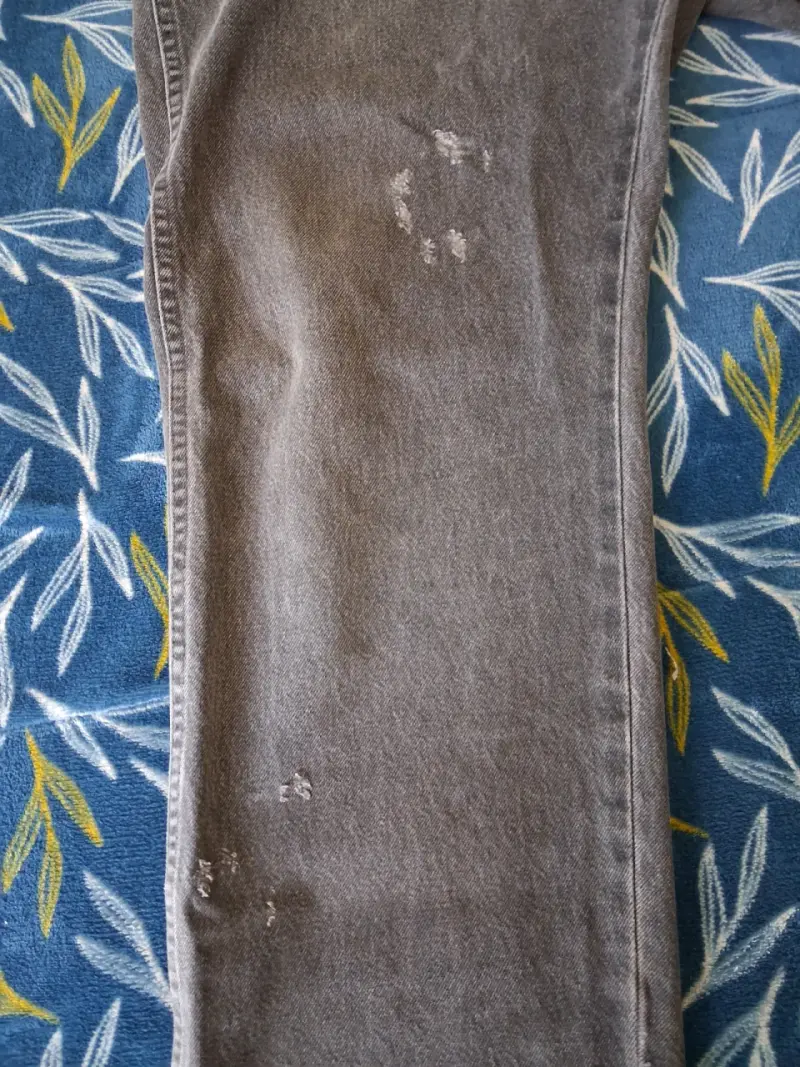 Jeans Wrangler grises desgastados 56 para hombre - 2
