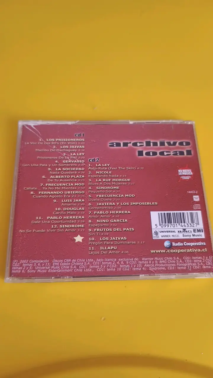 CD doble Archivo Local Radio Cooperativa - 2