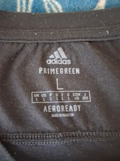 Polera negra Adidas Primegreen Run - miniatura 3