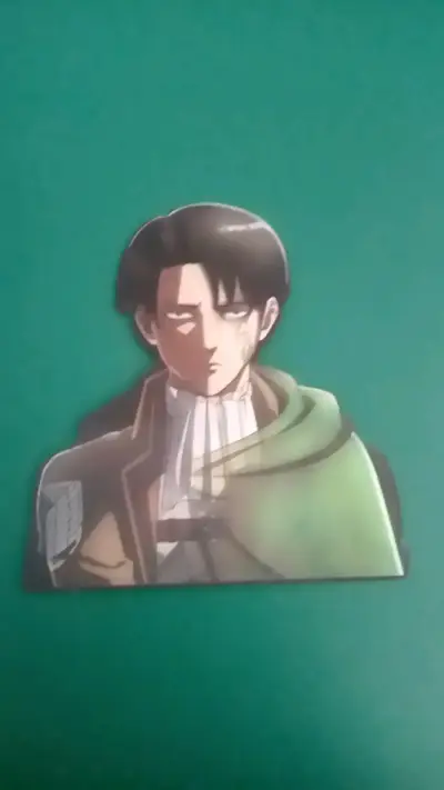 Stickers 3D Lenticular Anime Levi Ackerman - miniatura 1