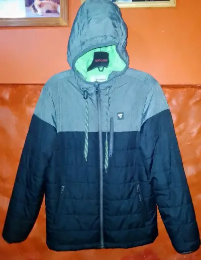 Chaqueta acolchada con capucha - miniatura 1