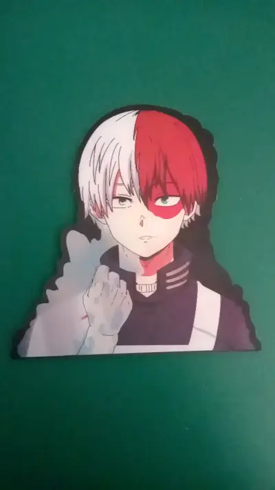 Stickers 3D Lenticular de personaje Anime Todoroki - miniatura 1