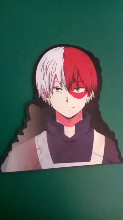 Stickers 3D Lenticular de personaje Anime Todoroki - miniatura 2