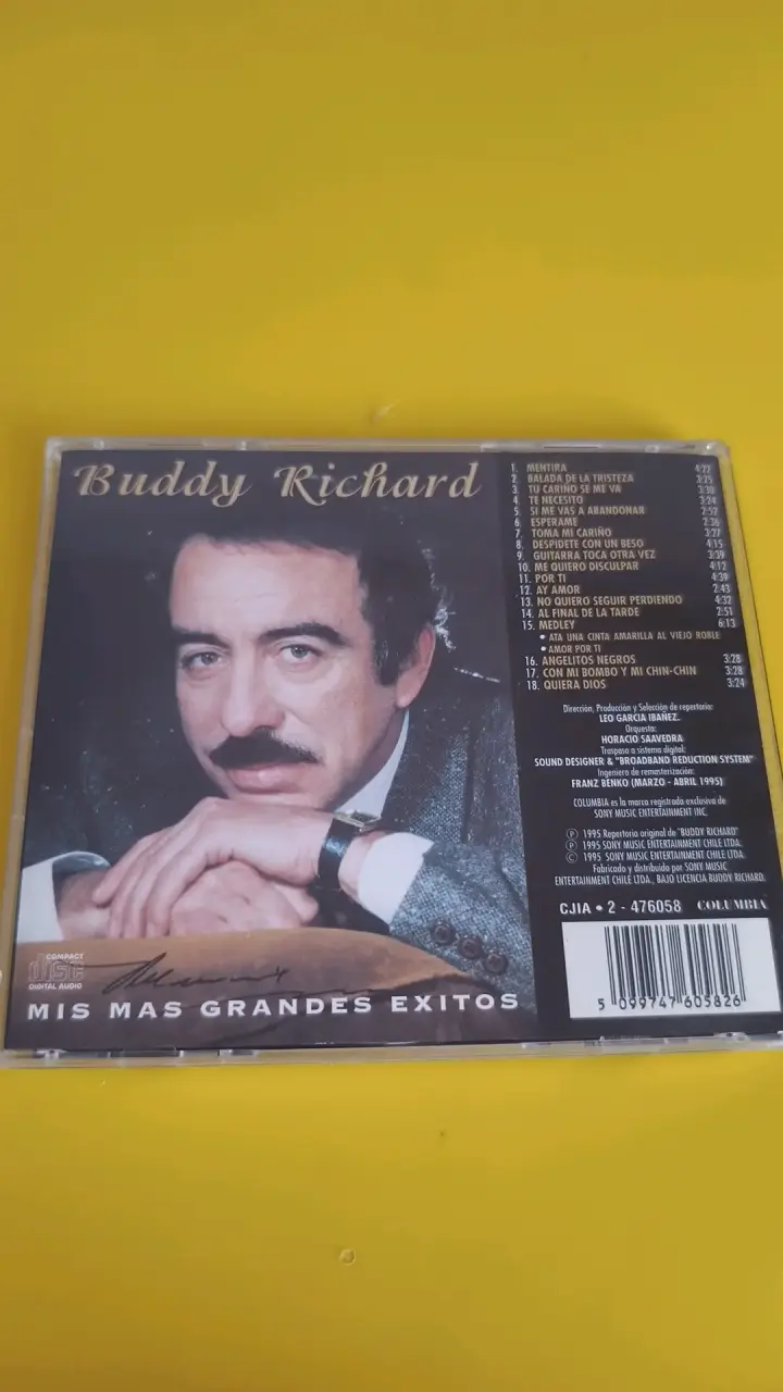 CD Buddy Richard Mis Más Grandes Éxitos - 2