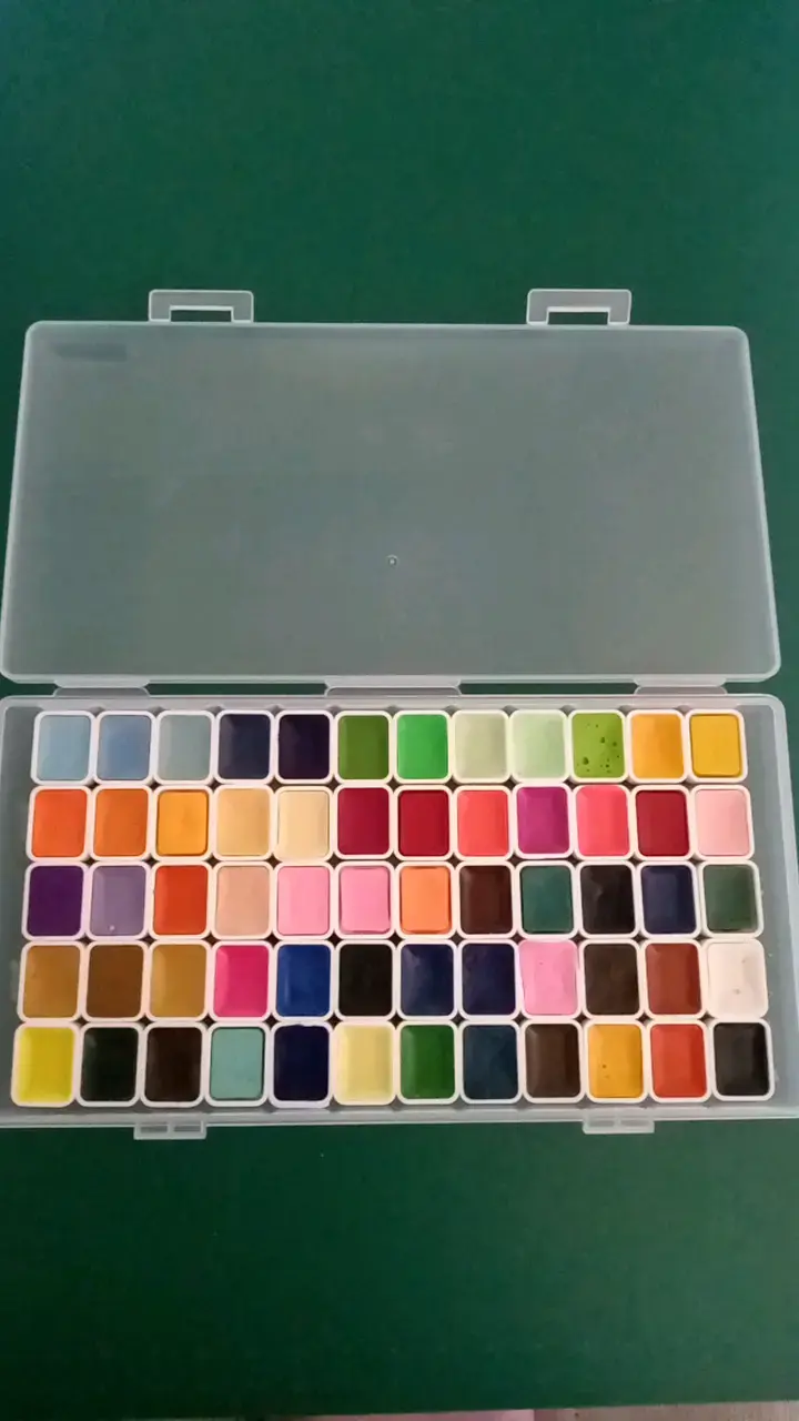 Set de Acuarelas 48 Colores en Estuche - 1