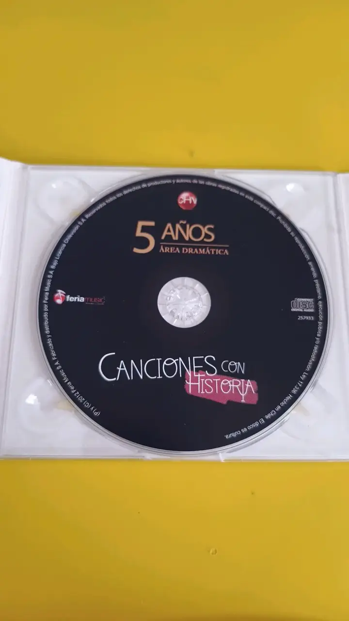 CD Canciones con Historia 5 Años Área Dramática - 3