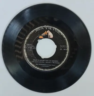Disco de vinilo 45 RPM Ray Peterson RCA Victor - miniatura 1