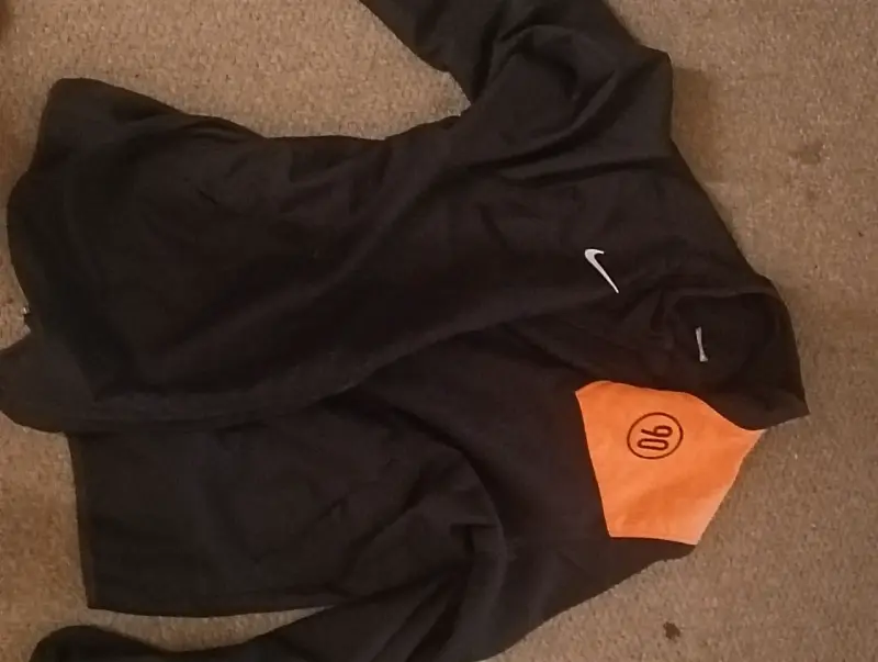 Chaqueta total 90 naranja y negra