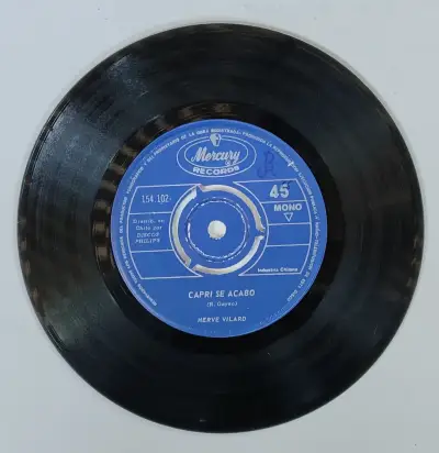 Disco vinilo 45 RPM Herve Vilard Capri Se Acabó - miniatura 1