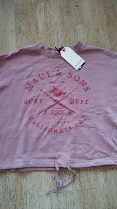 Polerón Maui & Sons lila con diseño surf - miniatura 1