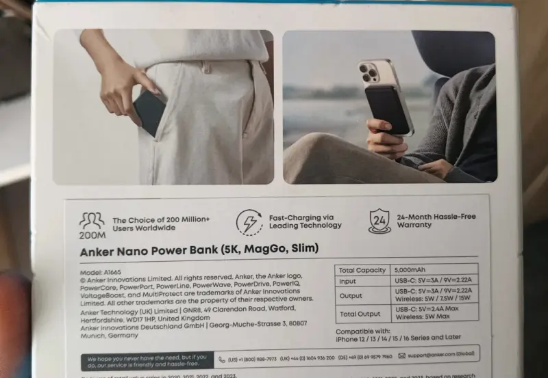 Cargador portátil Anker Nano Power Bank 5000mAh MagSafe - 2