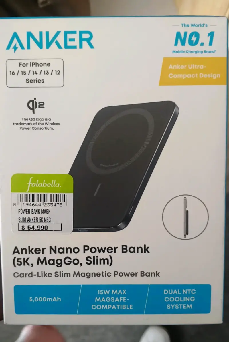 Cargador portátil Anker Nano Power Bank 5000mAh MagSafe - 3