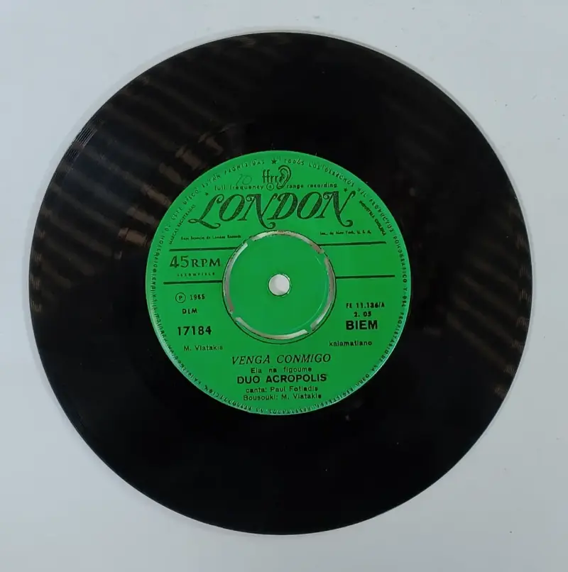 Vinilo 45 RPM La Danza de Zorba Duo Acropolis - 2
