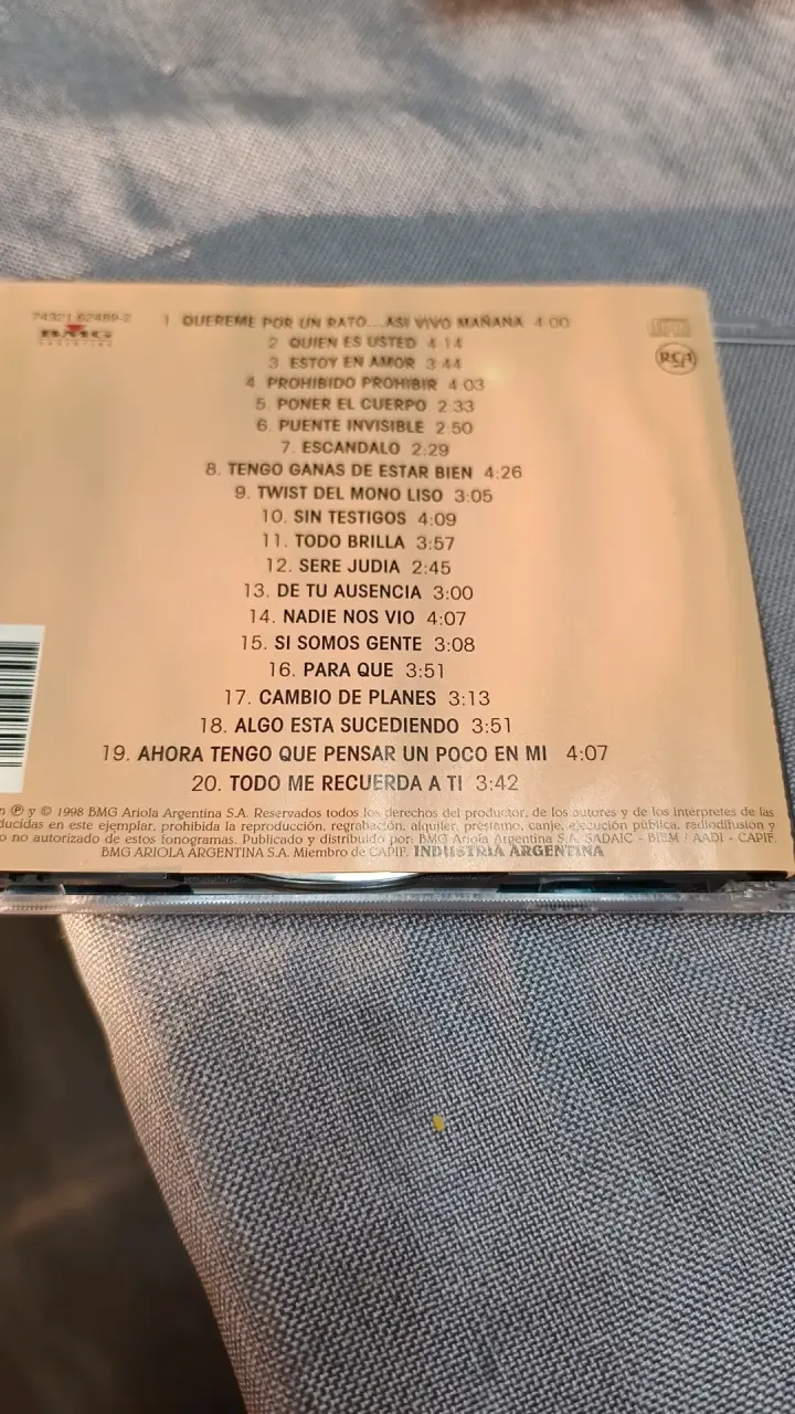 CD Sandra Mihanovich 20 Éxitos y Homónimo - 3
