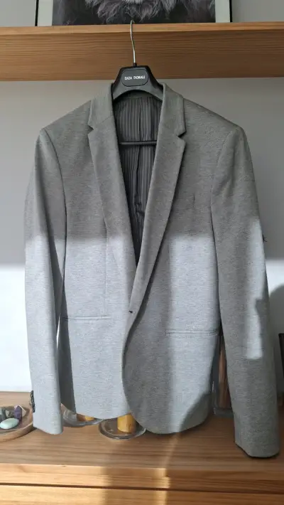 Blazer gris para hombre Zara Collection - miniatura 1