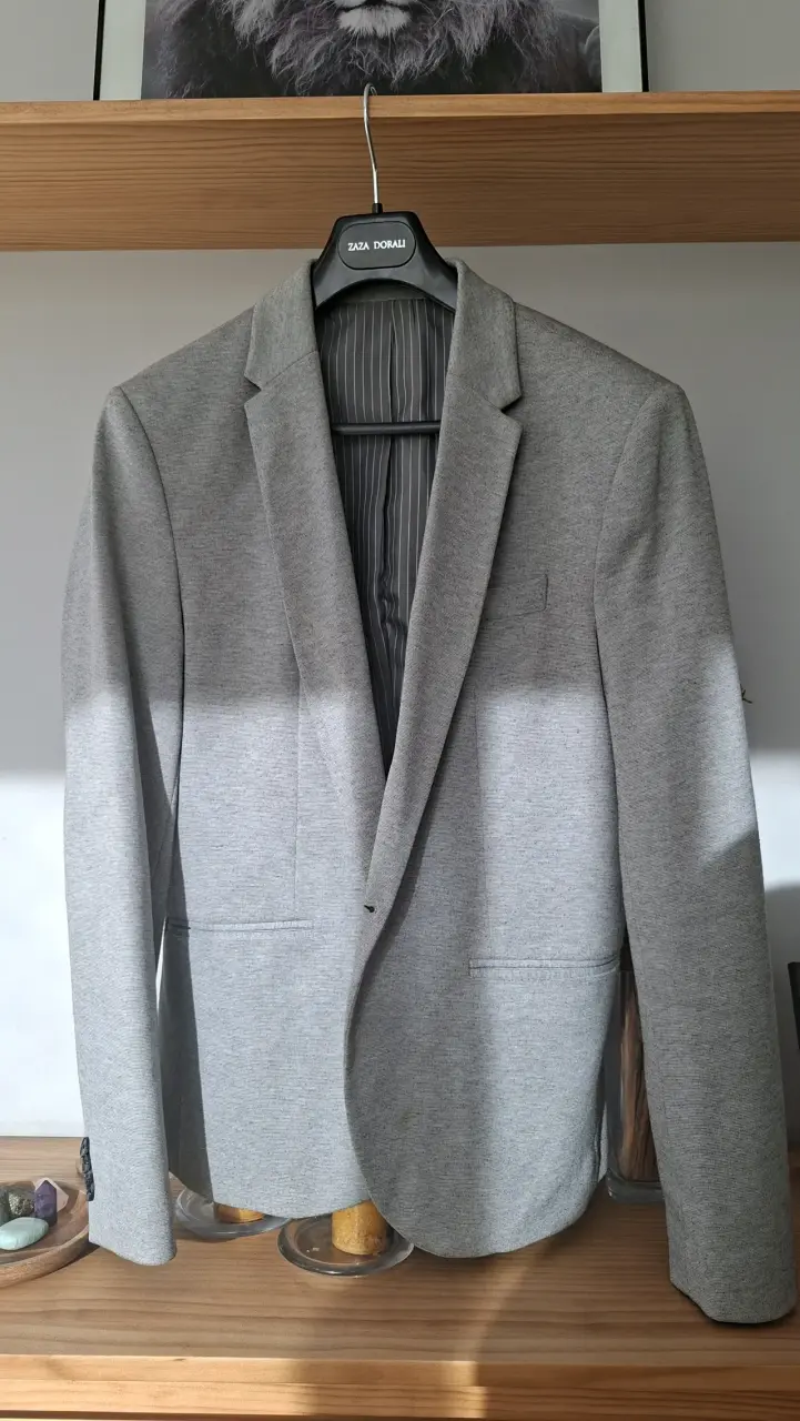 Blazer gris para hombre Zara Collection - 3