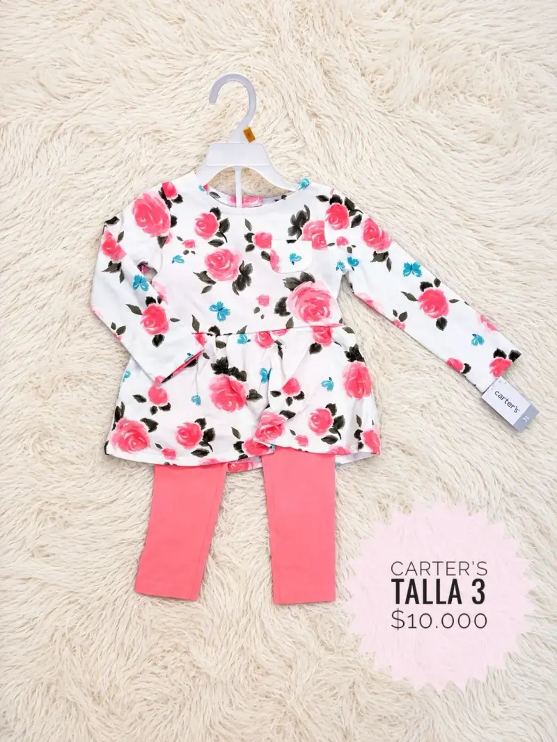 Conjunto Carter's talla 3 - 1