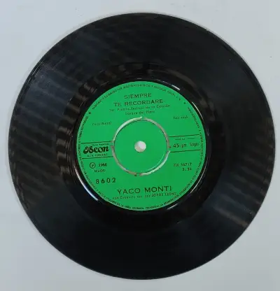 Disco vinilo 45 RPM Yaco Monti Siempre Te Recordaré - miniatura 1