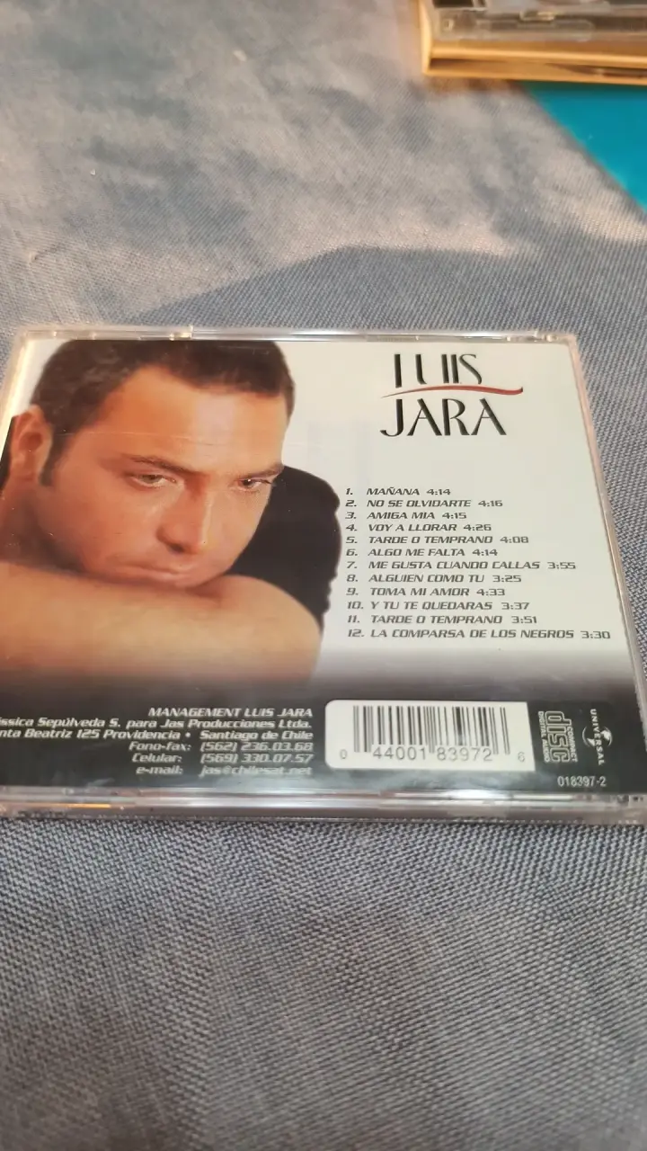 CD de música Luis Jara álbum original - 2